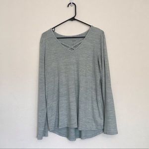 Long Sleeved Mint Green Top